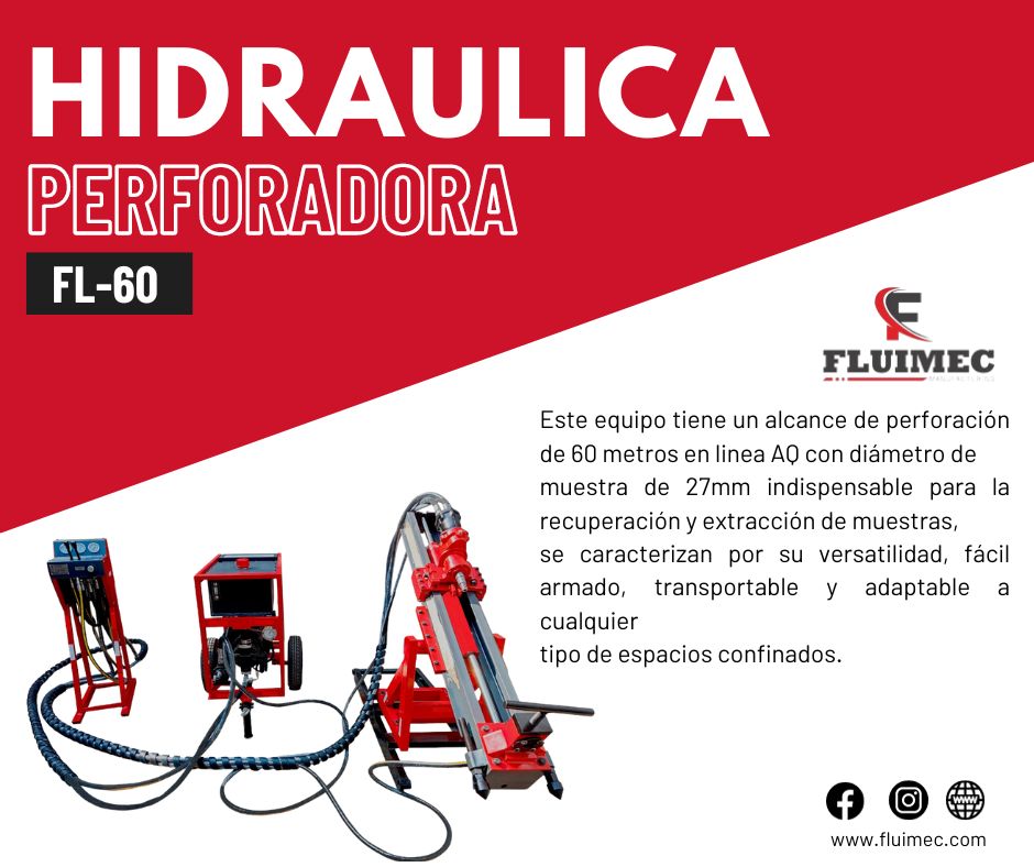 Perforadora FL-60 Extrae muestras en linea AQ